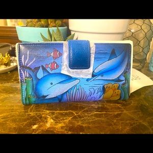 Dolphins Underwater Theme Wallet🐬🌊🐟🏝